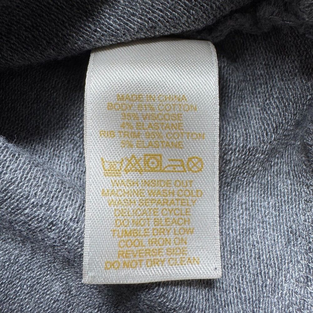 Kate Spade Kids Sweatshirt 7Y Gray Pink Bow Long Sleeve Pullover Designer Cozy - Picture 4 of 7
